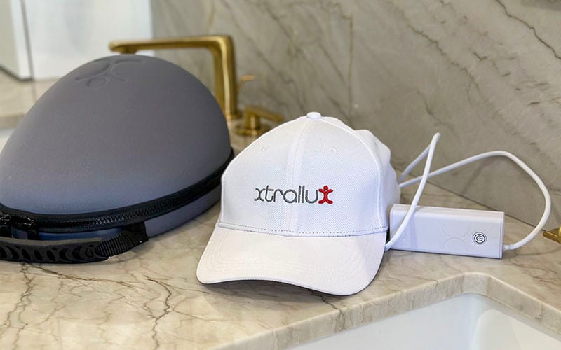 LLLT therapy at home with Xtrallux lasercap